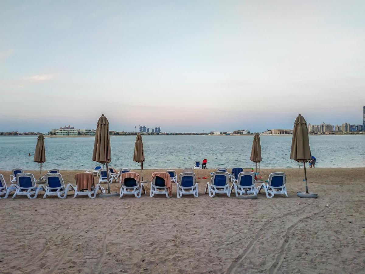 Maison Privee - Charming Apt With Sea View On The Palm Jumeirah Dubaj Kültér fotó